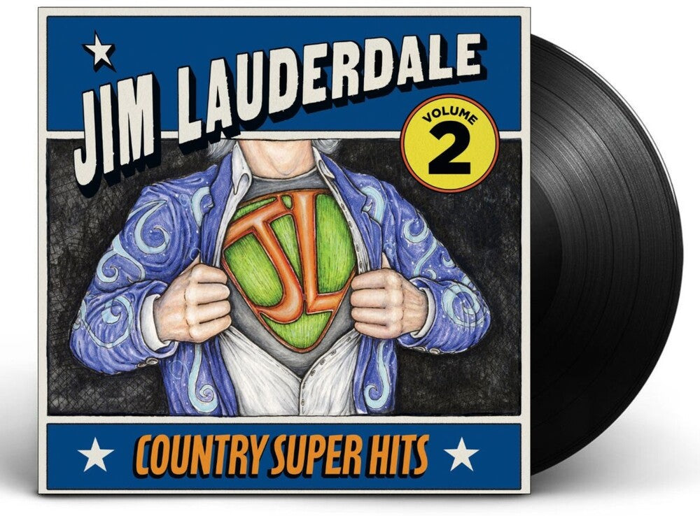 the album cover for Jim Lauderdale - Country Super Hits Volume 2