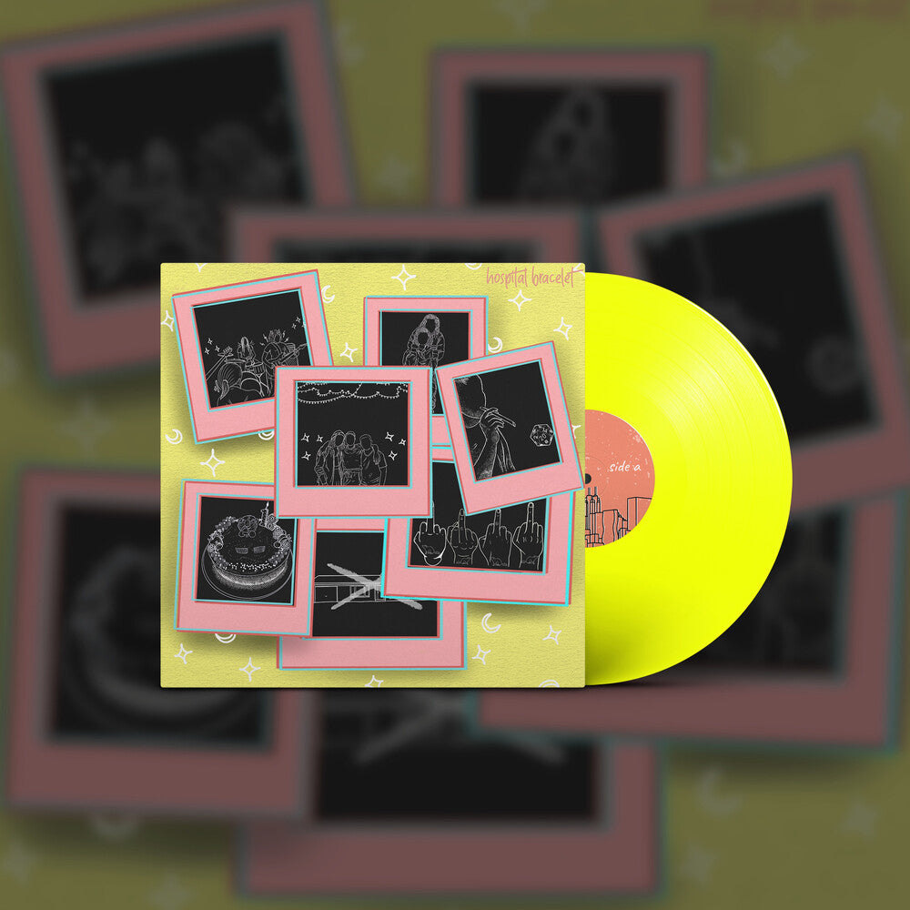 the album cover for Hospital Bracelet - South Loop (summer Vinyl/neon Yellow Vinyl)