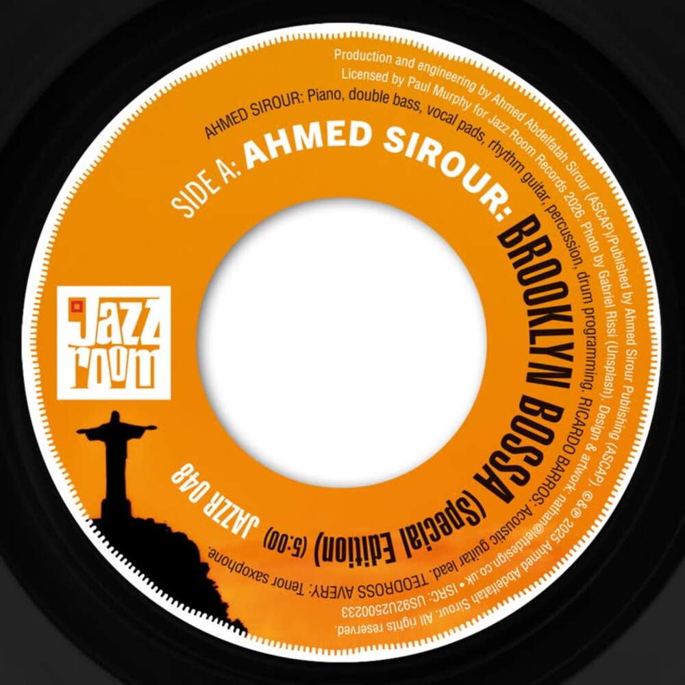 the album cover for Ahmed Sirour - Brooklyn Bossa