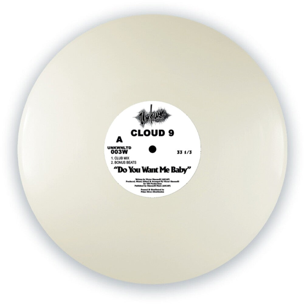 the album cover for Cloud 9 - Do You Want Me Baby [Colored Vinyl] (Wht)