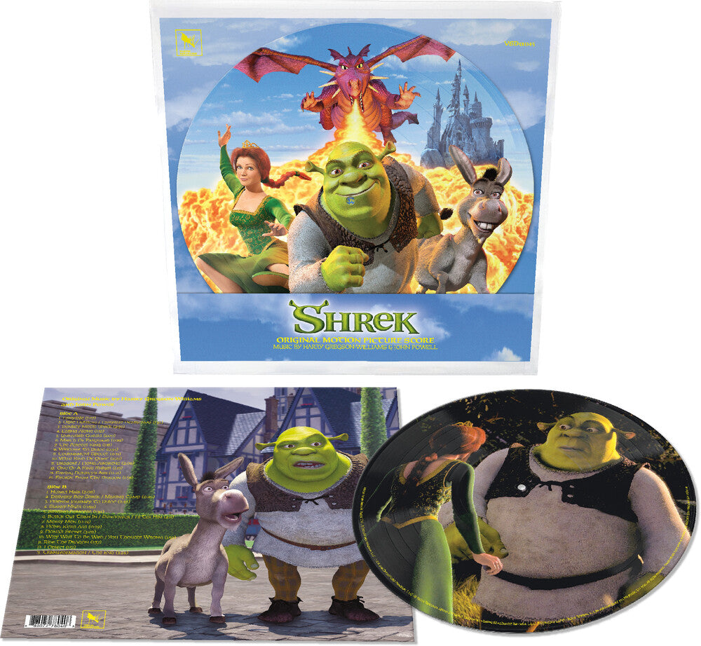 the album cover for Harry Gregson-Williams & John Powell - Shrek - 25th Anniversary [Picture Disc]