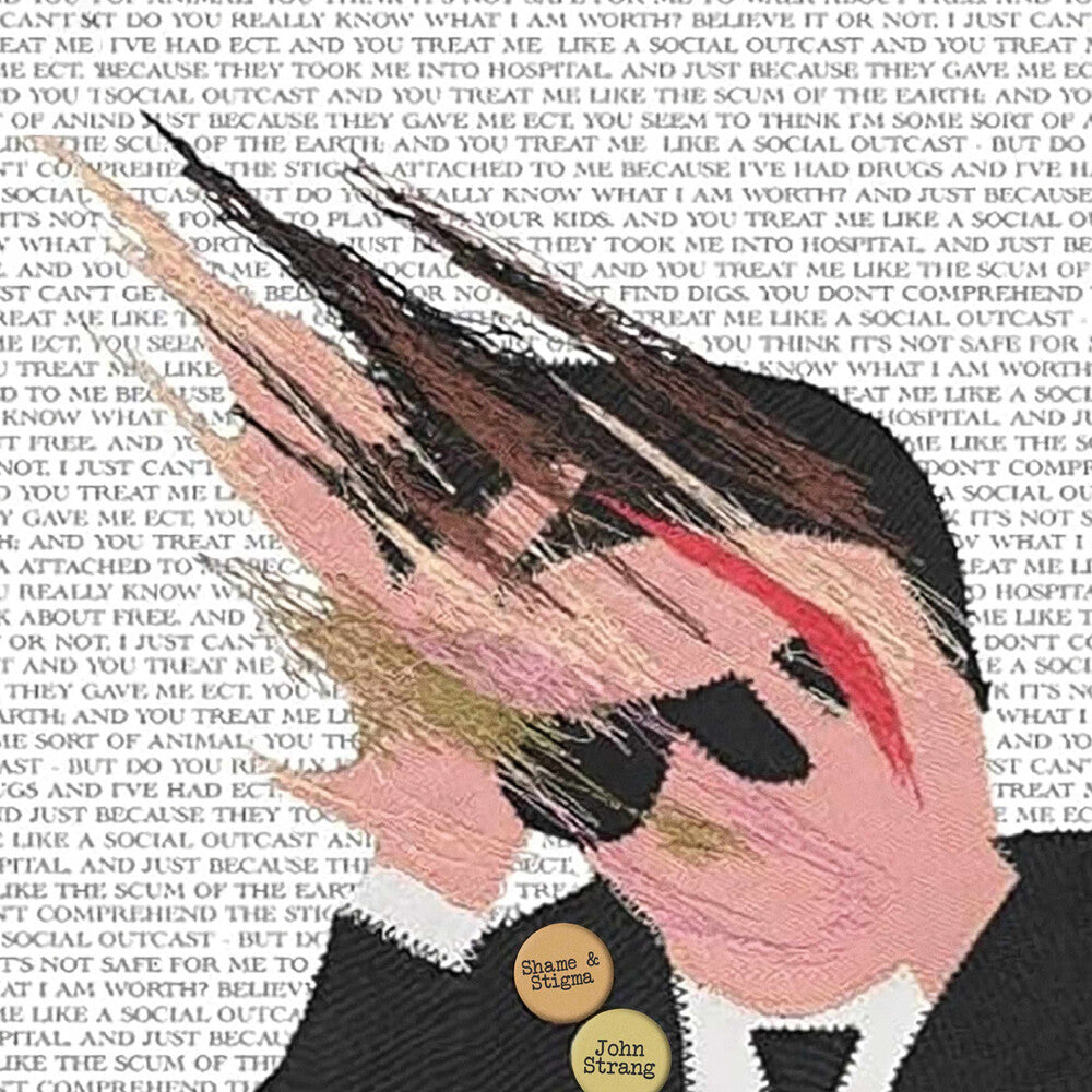 the album cover for Strang, John - Shame & Stigma