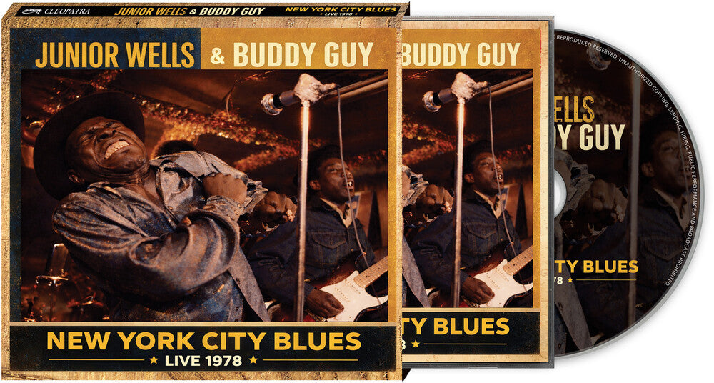 the album cover for Junior Wells & Buddy Guy - New York City Blues - Live 1978