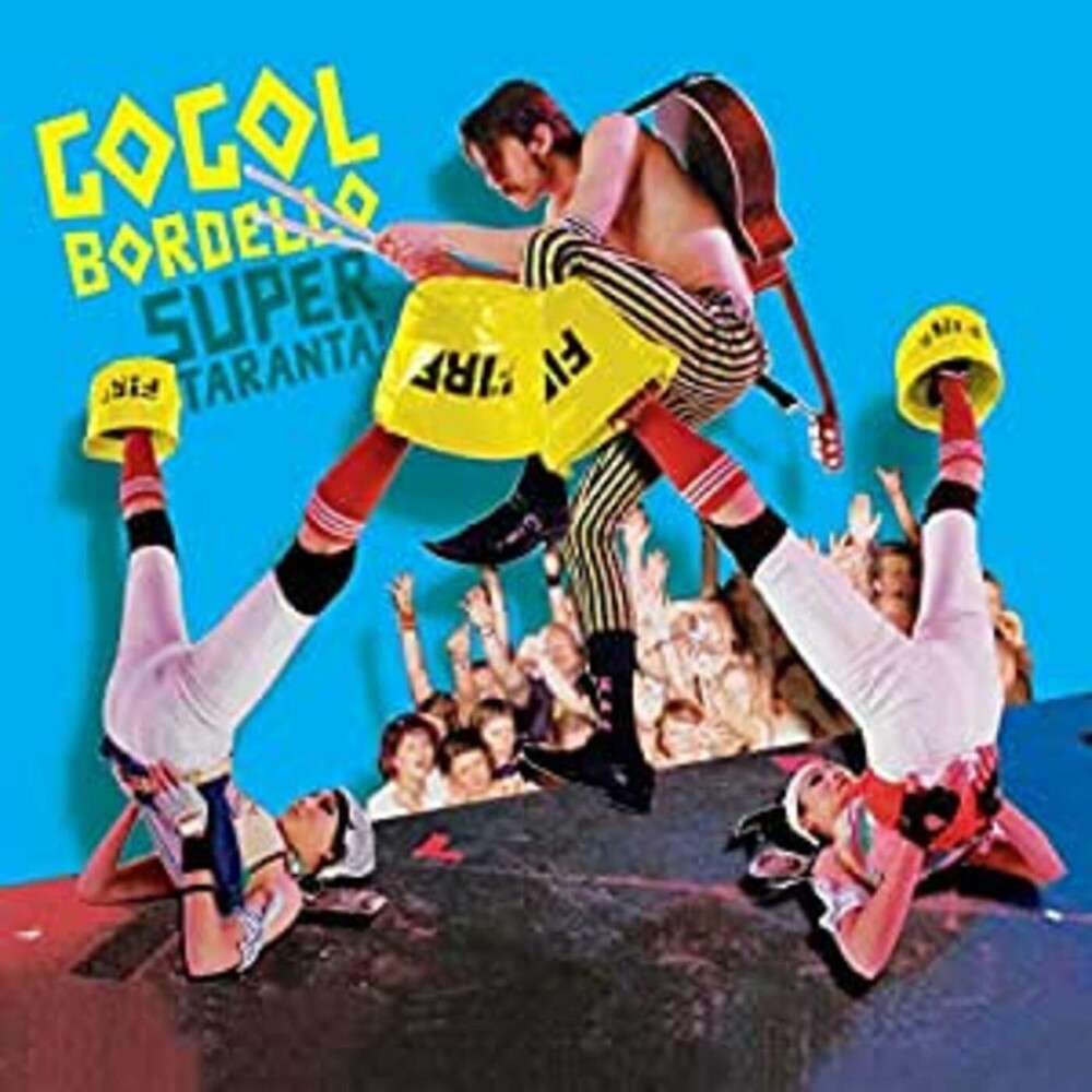 the album cover for Gogol Bordello - Super Taranta - Blue Iceberg Splash (Blue) [Colored Vinyl]