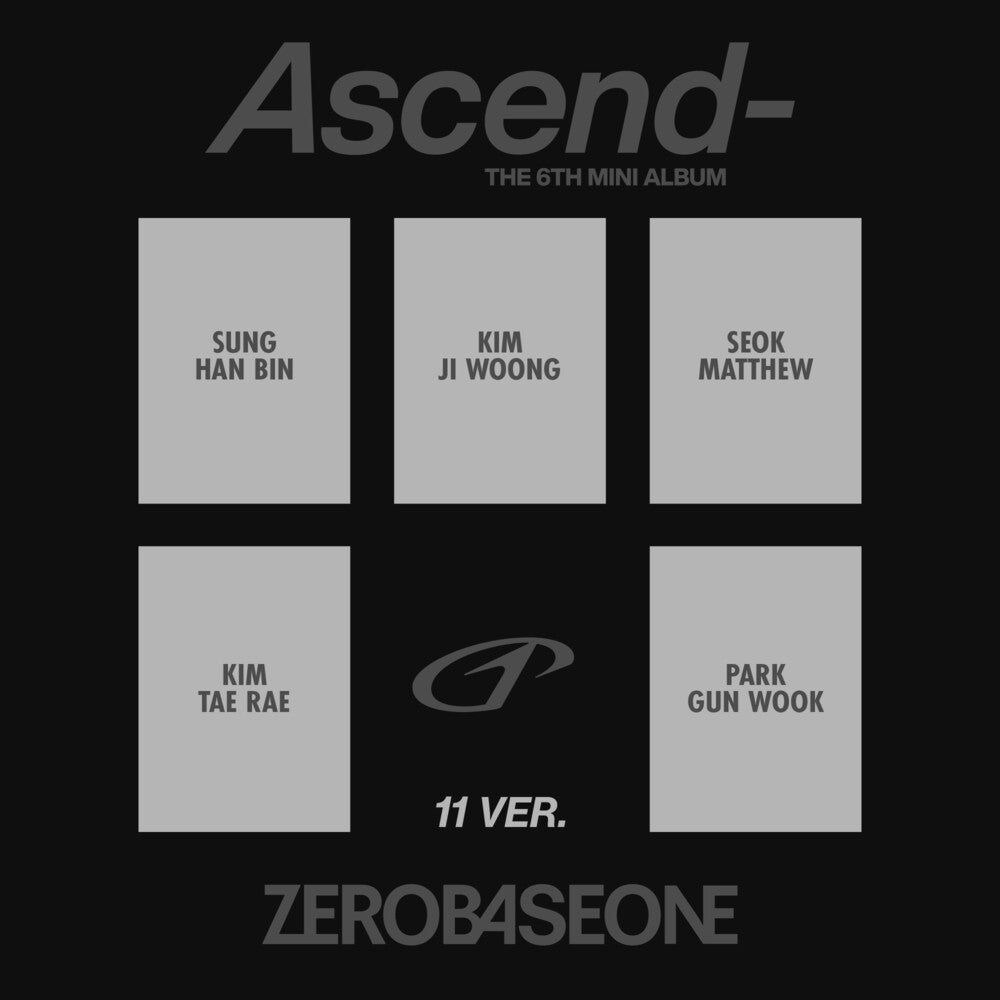 the album cover for Zerobaseone - Ascend- (11 Ver.)