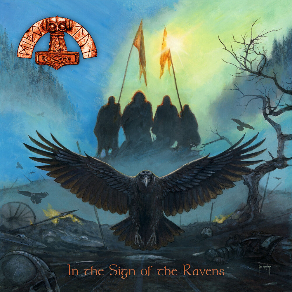 the album cover for Mithotyn - In the Sign of the Ravens