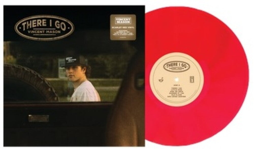 the album cover for Vincent Mason - There I Go [Scarlet Red]