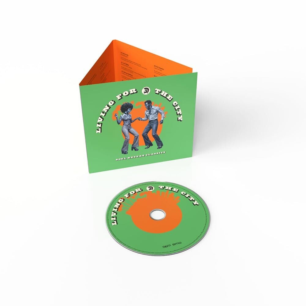 the album cover for Various Artists - Living for the City: Soul Reggae Classics (trojan Records)