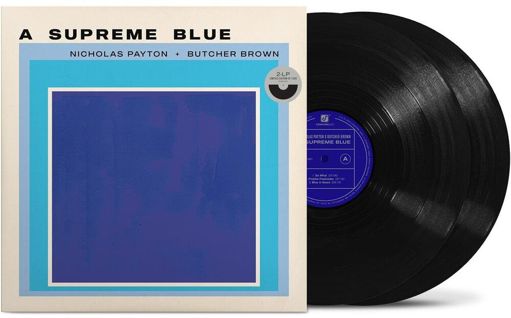 the album cover for Nicholas Payton & Butcher Brown - A Supreme Blue [Black]