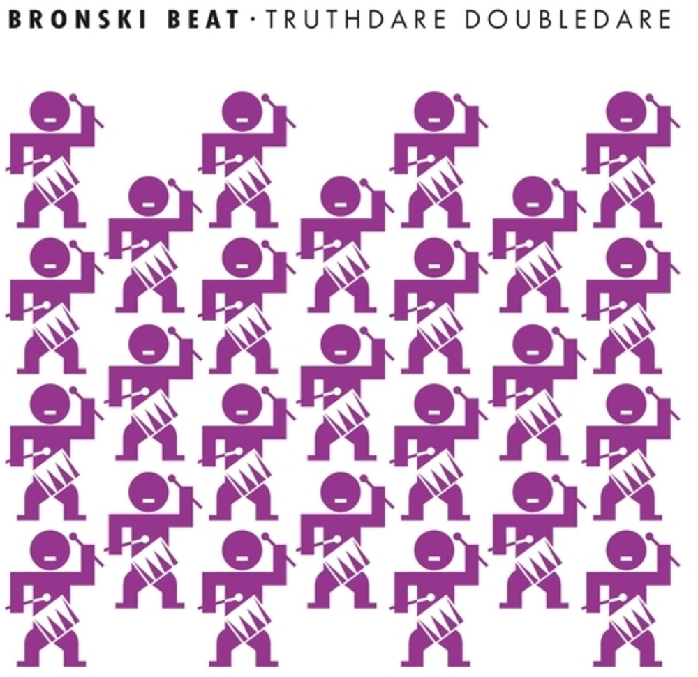 the album cover for Bronski Beat - Truthdare Doubledare (purple Vinyl)