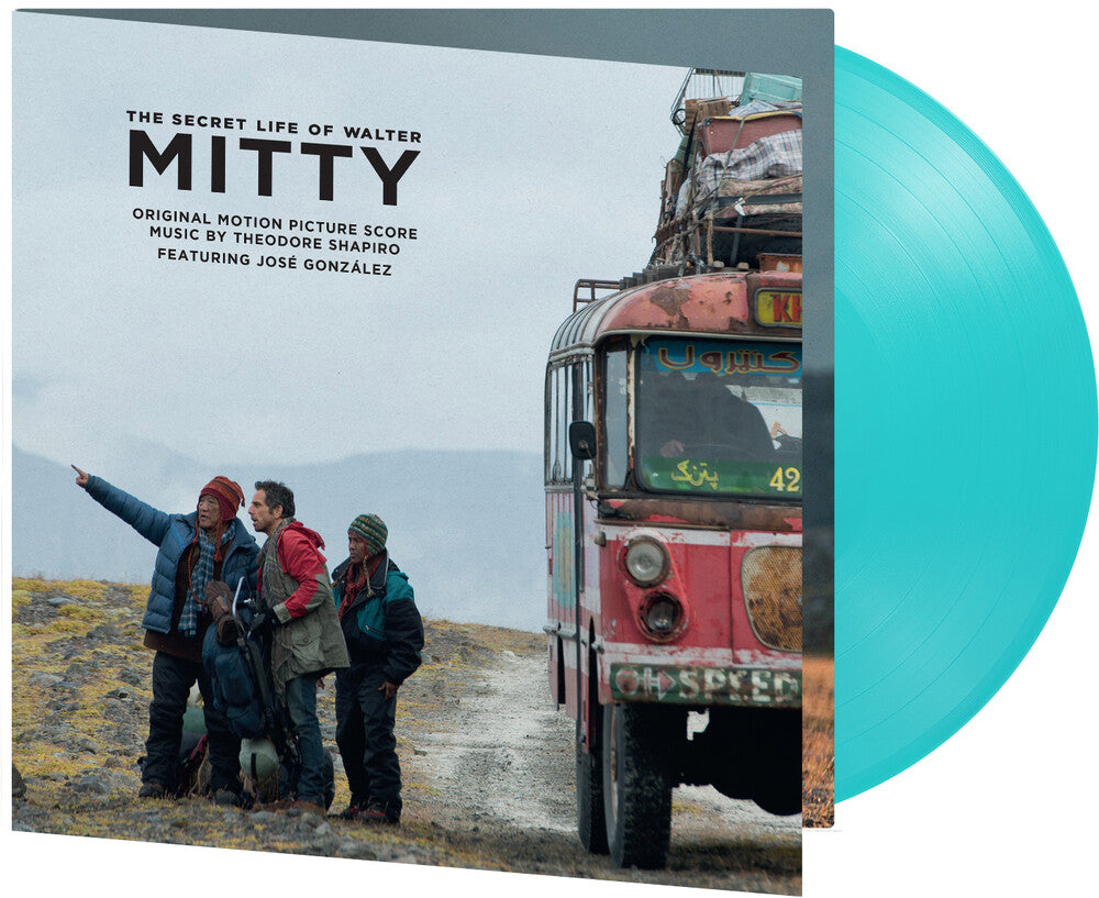 the album cover for Theodore Shapiro - Secret Life of Walter Mitty (ost) (turquoise Vinyl/180g/numbered)