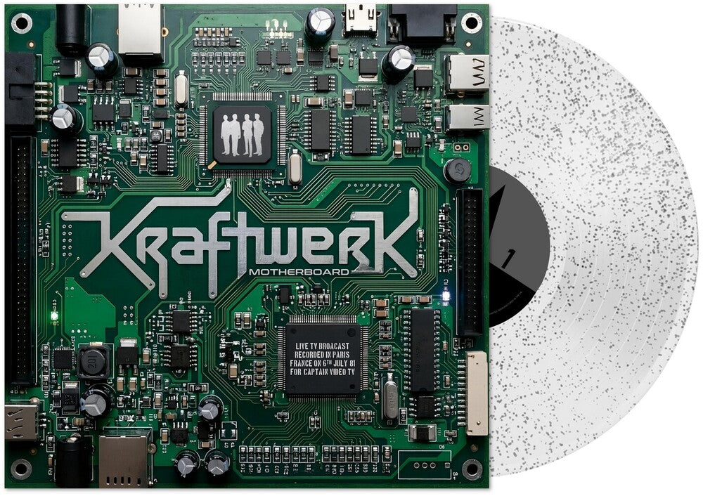 the album cover for Kraftwerk - Motherboard [Indie Exclusive] [Colored Vinyl] [Limited Edition] [Indie Exclusive]