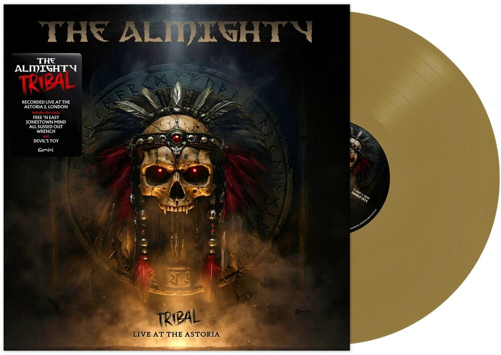 the album cover for Almighty - Tribal (aztec Gold Vinyl)