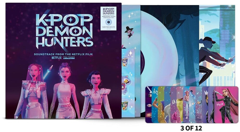 the album cover for Various Artists - KPop Demon Hunters (Soundtrack from the Netflix Film) - Anniversary Edition [Honmoon Haze]