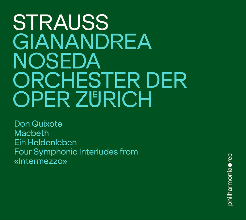 the album cover for Orchester Der Oper Zurich - Richard Strauss: Tone Poems & Interludes