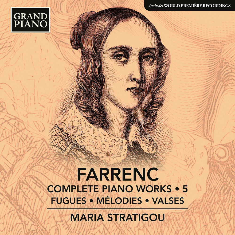 the album cover for Maria Stratigou - Farrenc: Complete Pno Works Vol. 5