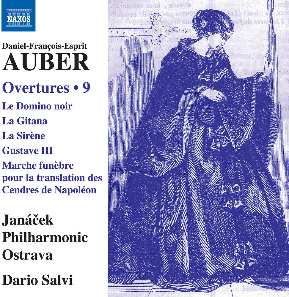 the album cover for Janacek Philharmonic Ostrava - Auber: Overtures Vol. 9