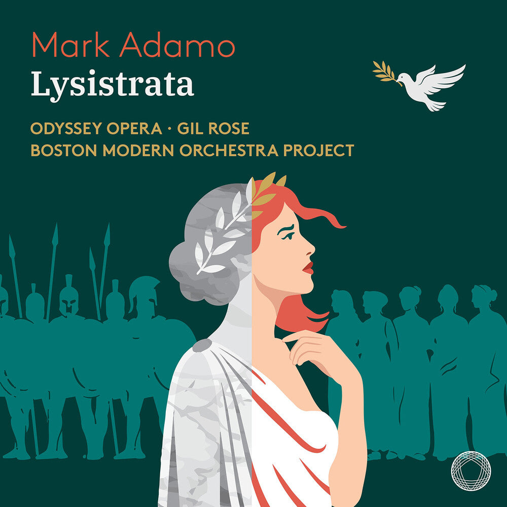 the album cover for Boston Modern Orchestra Project - Mark Adamo: Lysistrata
