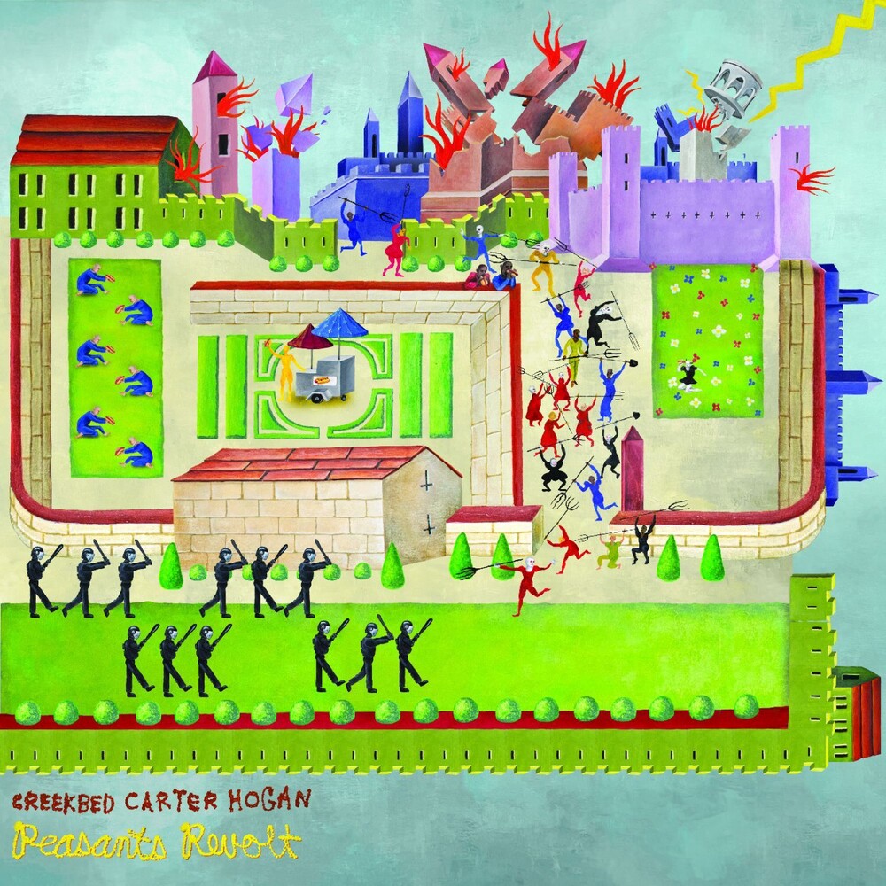 the album cover for Creekbed Carter Hogan - Peasants Revolt [Digipak]