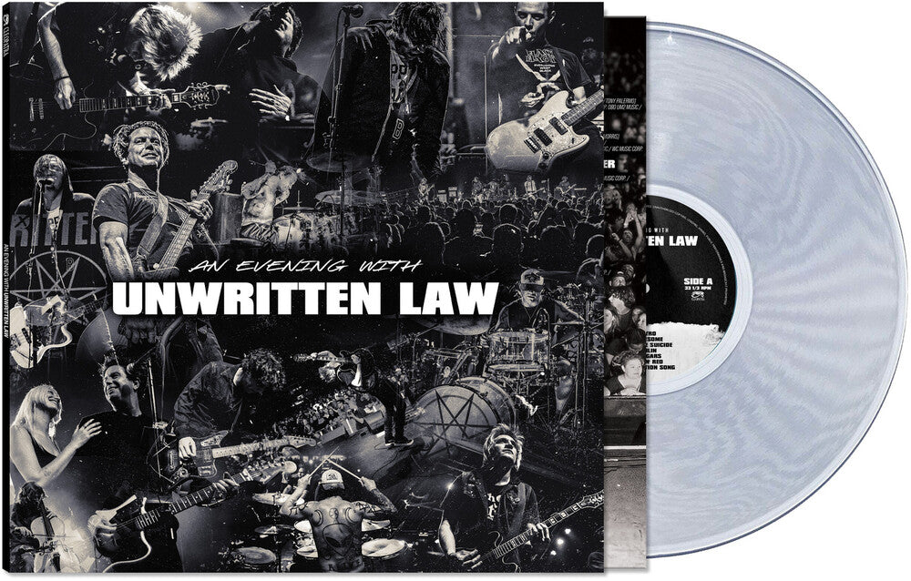 the album cover for Unwritten Law - An Evening With Unwritten Law [Clear]