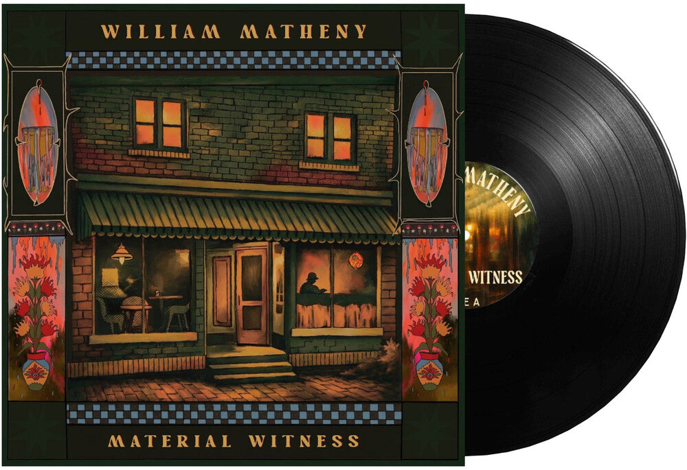 the album cover for William Matheny - Material Witness
