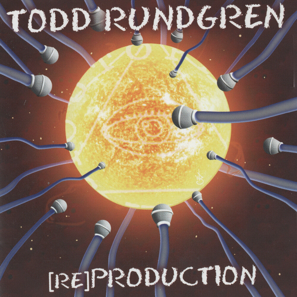 the album cover for Todd Rundgren - Re-production (translucent Red Vinyl/15th Anniversary)