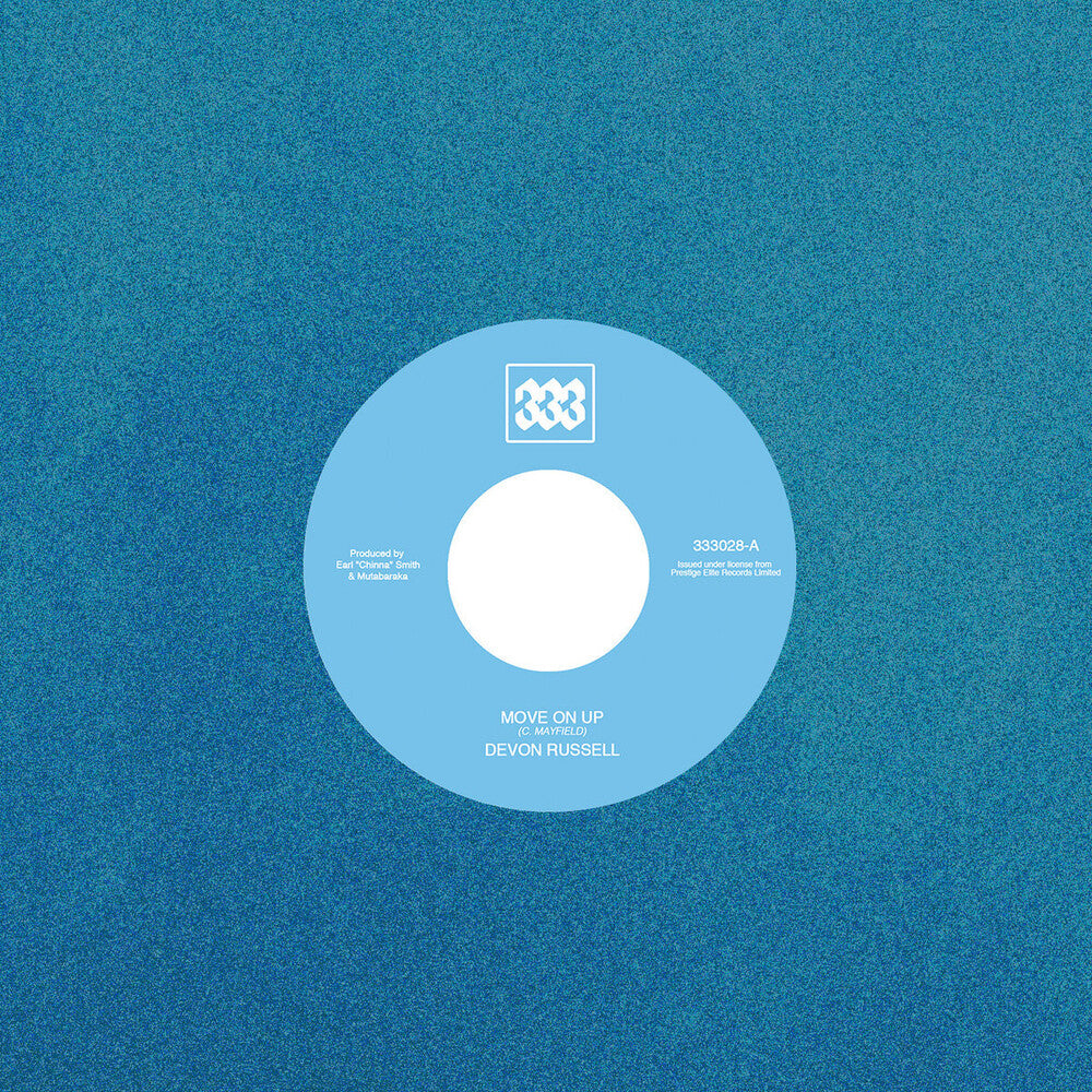 the album cover for Devon Russell - Move on Up/darker Than Blue