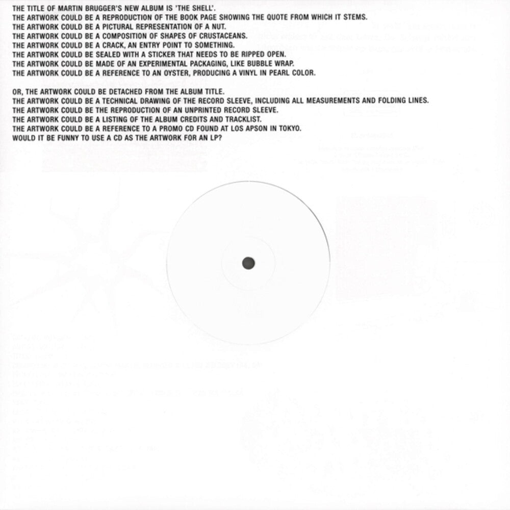 the album cover for Martin Brugger - Shell