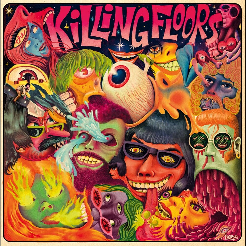 the album cover for Killing Floors - Los Angeles Chicano R'n'r