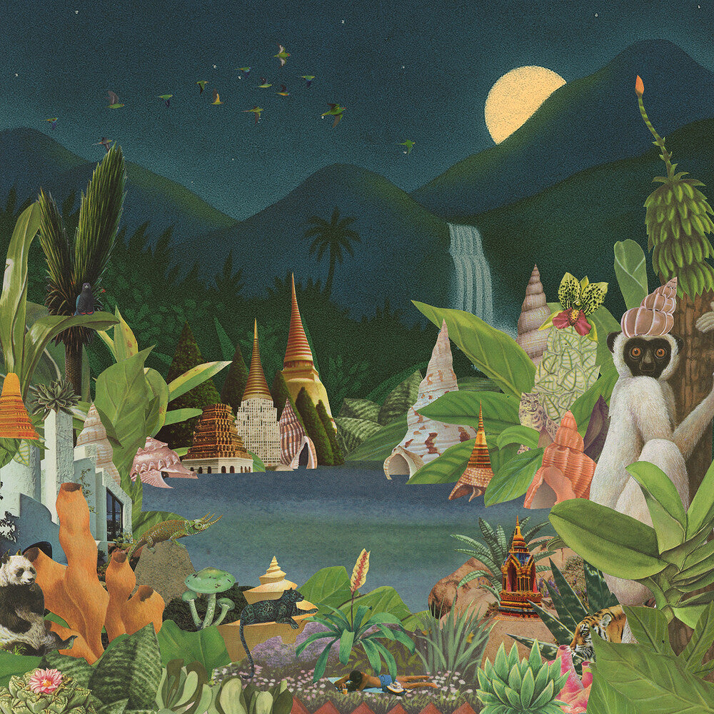the album cover for Monster Rally - Echoes Of The Emerald Sands [Colored Vinyl]