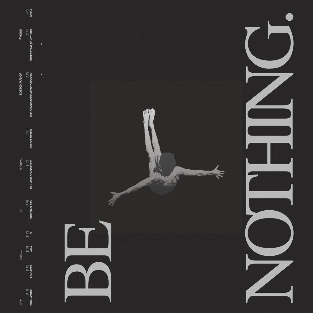 the album cover for Boston Manor - Be Nothing - 10 Year Anniversary [Metallic Silver]