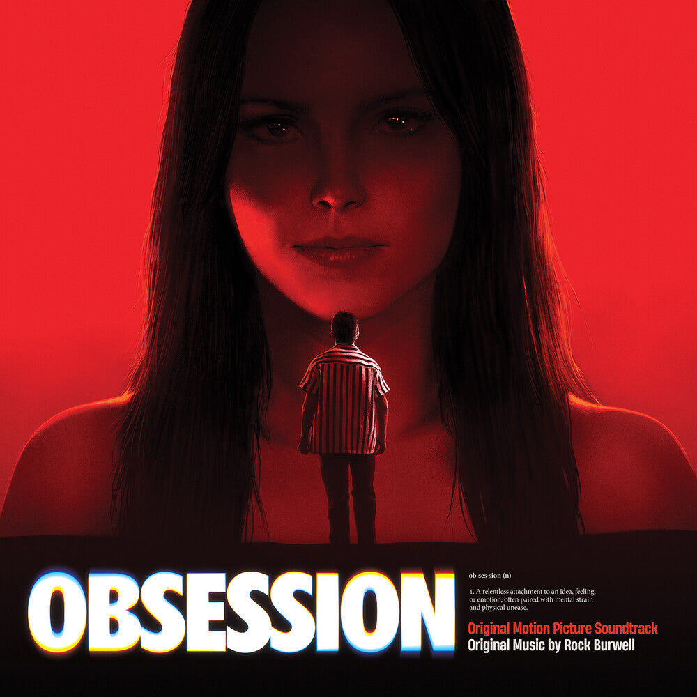 the album cover for Rock Burwell - Obsession (pearlescent Red Vinyl)