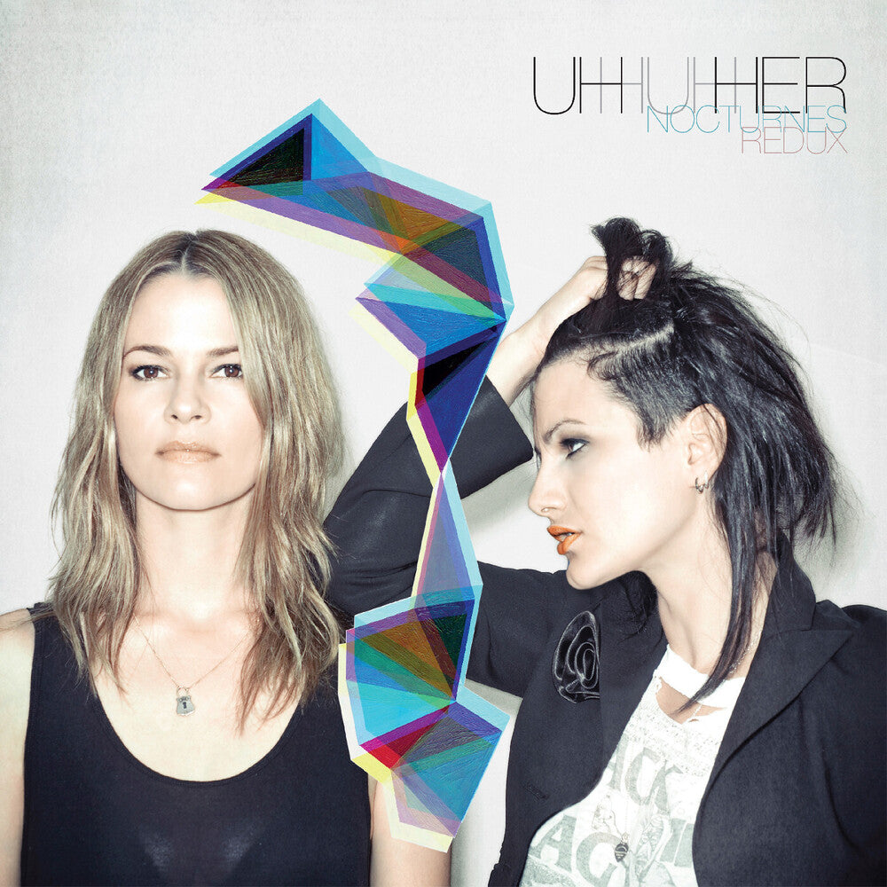 the album cover for Uh Huh Her - Nocturnes: Redux [Goth Confetti]
