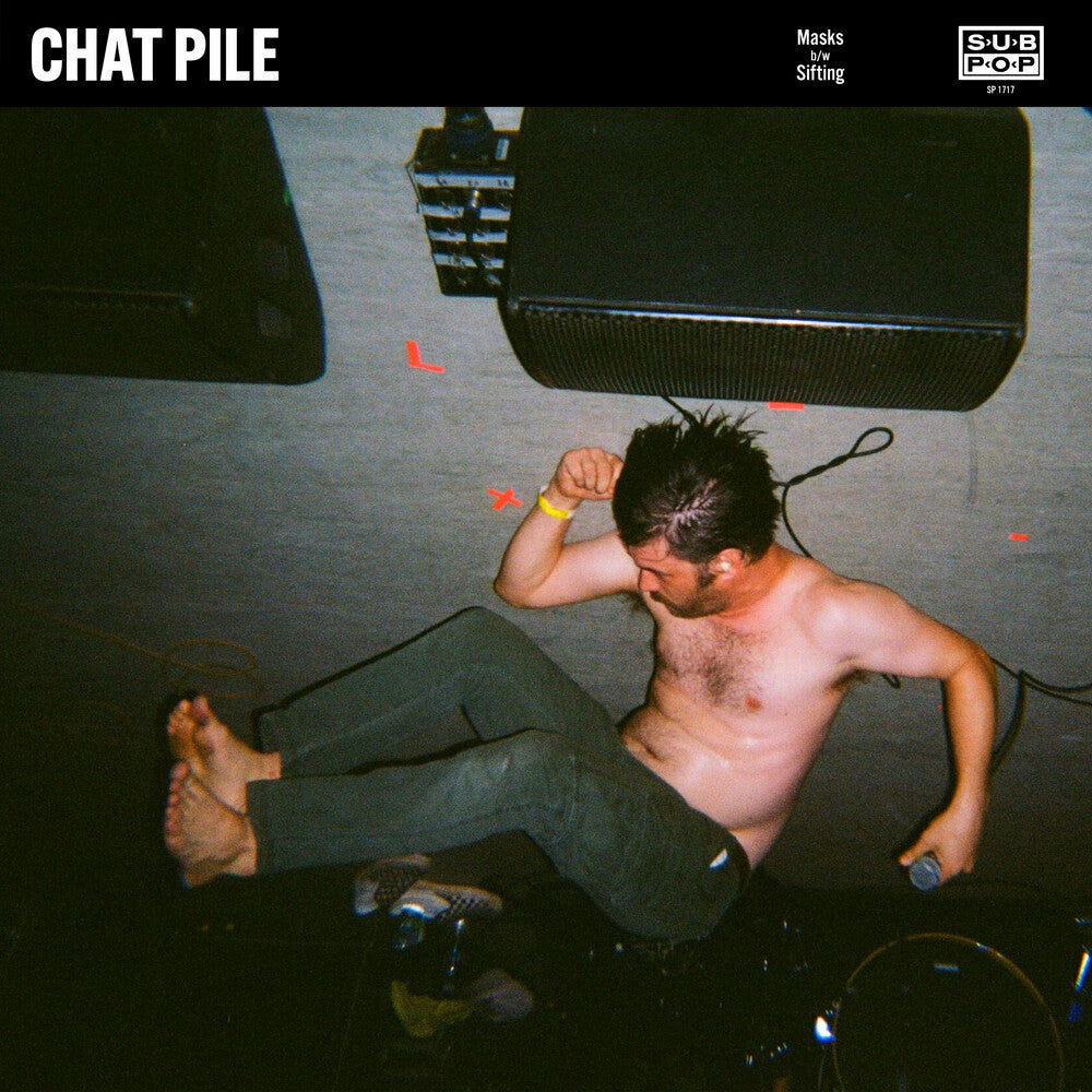 the album cover for Chat Pile - Masks [Colored Vinyl] [Limited Edition]