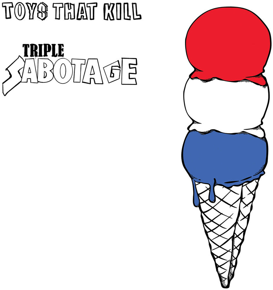 the album cover for TOYS THAT KILL - "triple Sabotage "