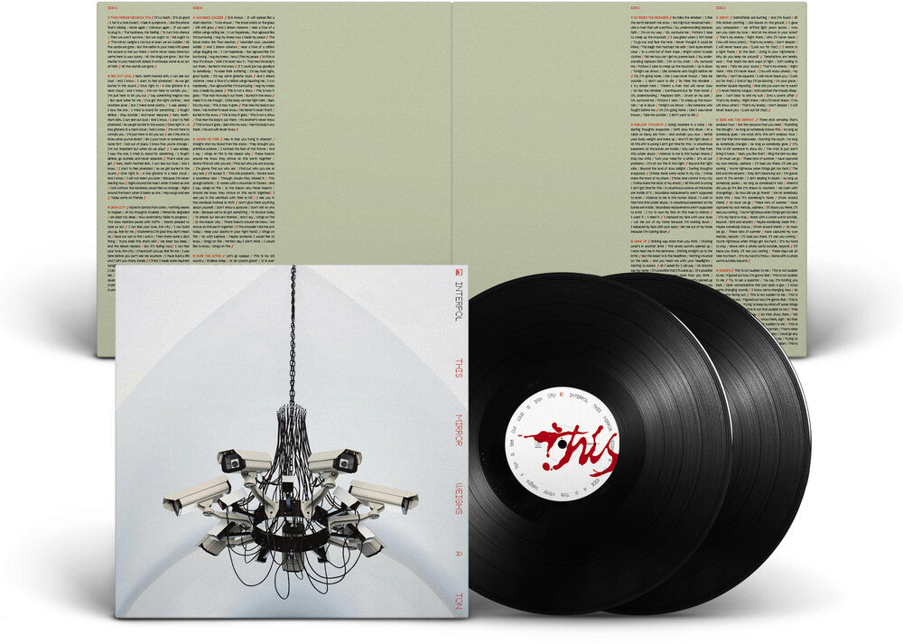 the album cover for Interpol - This Mirror Weighs a Ton [Black]