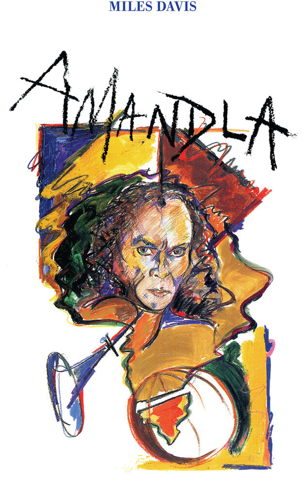 the album cover for Miles Davis - Amandla