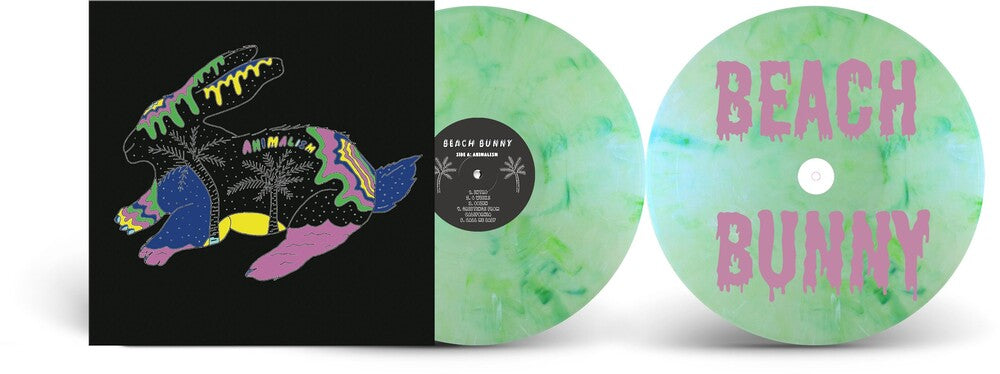 the album cover for Beach Bunny - Early Days: Animalism Pool Party Crybaby [Colored Vinyl]