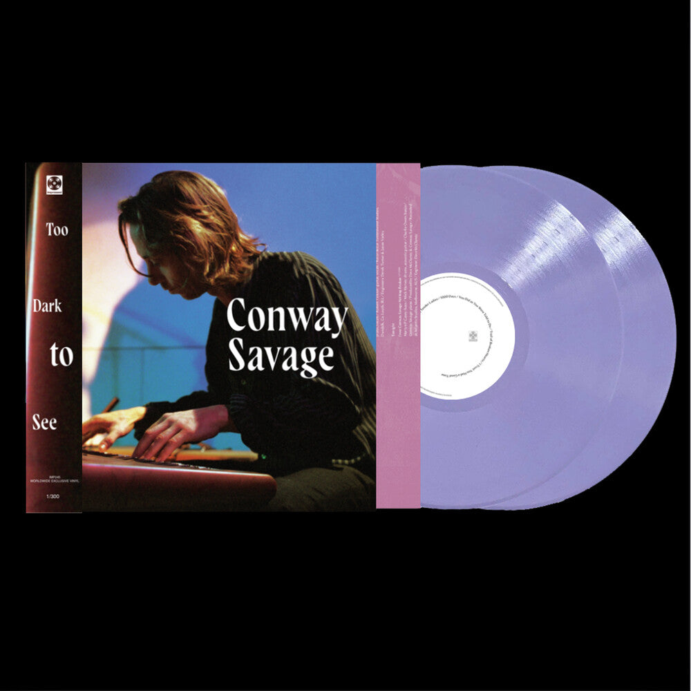 the album cover for Conway Savage - Too Dark To See [Colored Vinyl]