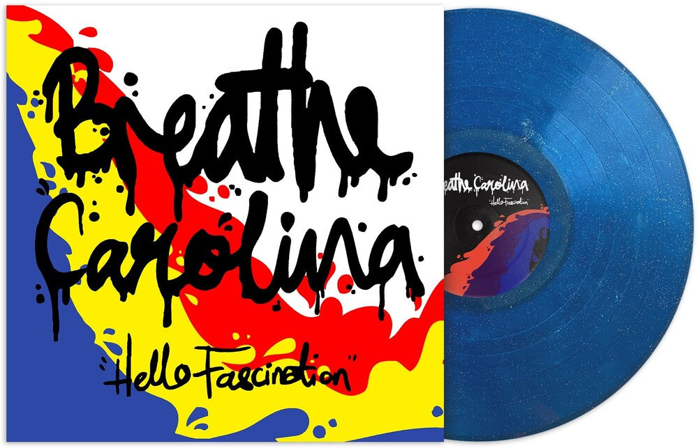 the album cover for Breathe Carolina - Hello Fascination (Blue) [Colored Vinyl] [Indie Exclusive]