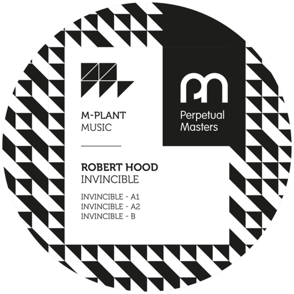 the album cover for Robert Hood - Invincible