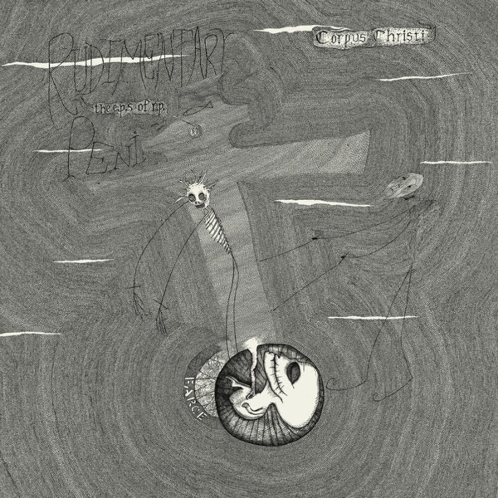 the album cover for Rudimentary Peni - E.p's of R.p