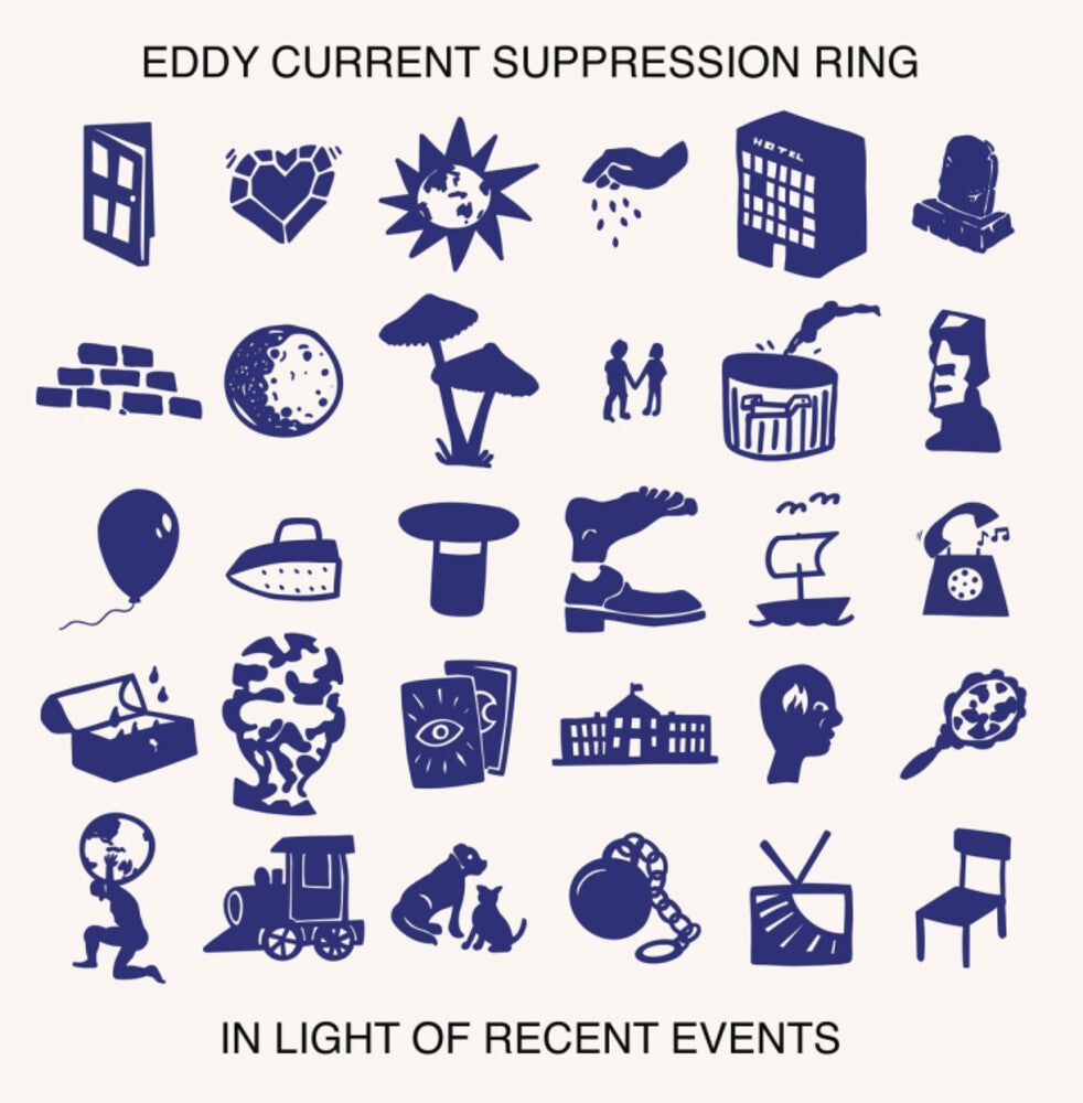 the album cover for Eddy Current Suppression Ring - In Light of Recent Events