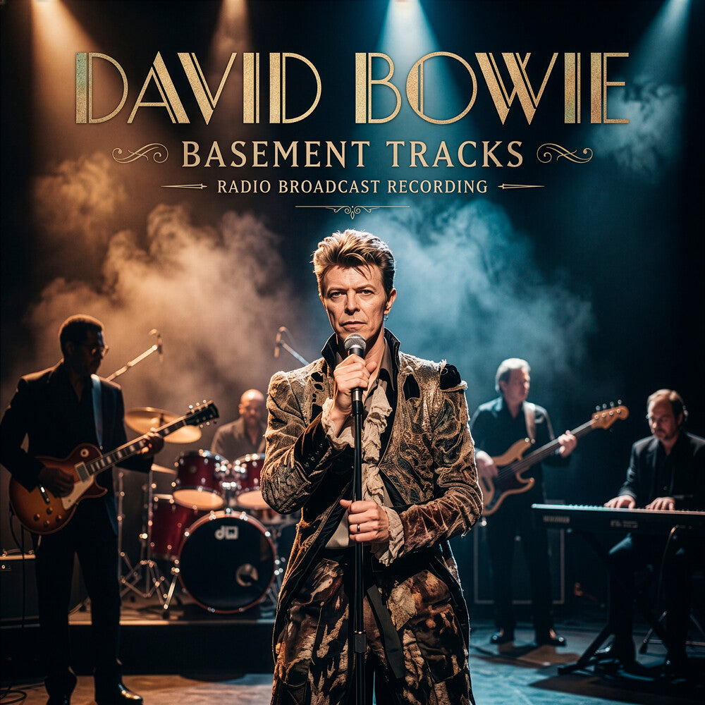 the album cover for David Bowie - Basement Tracks [Clear Vinyl]