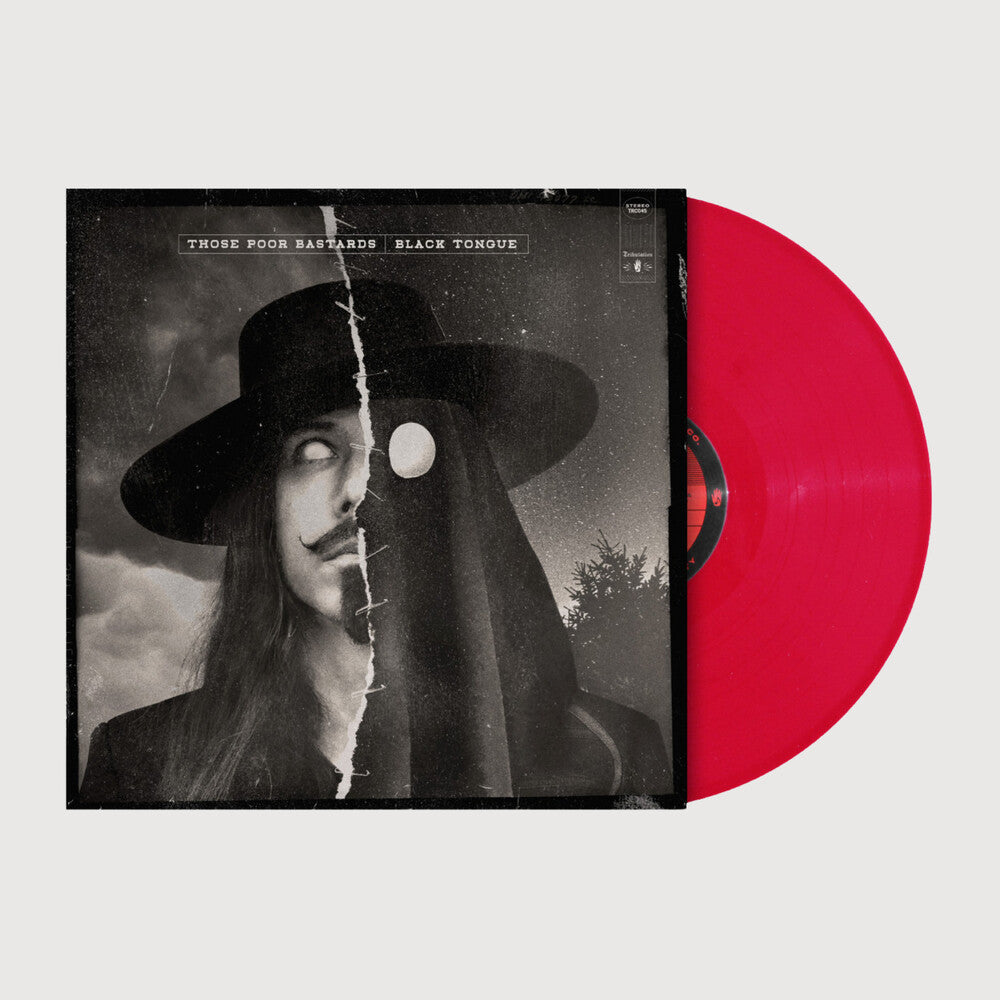 the album cover for Those Poor Bastards - Black Tongue - Red [Colored Vinyl] (Red)