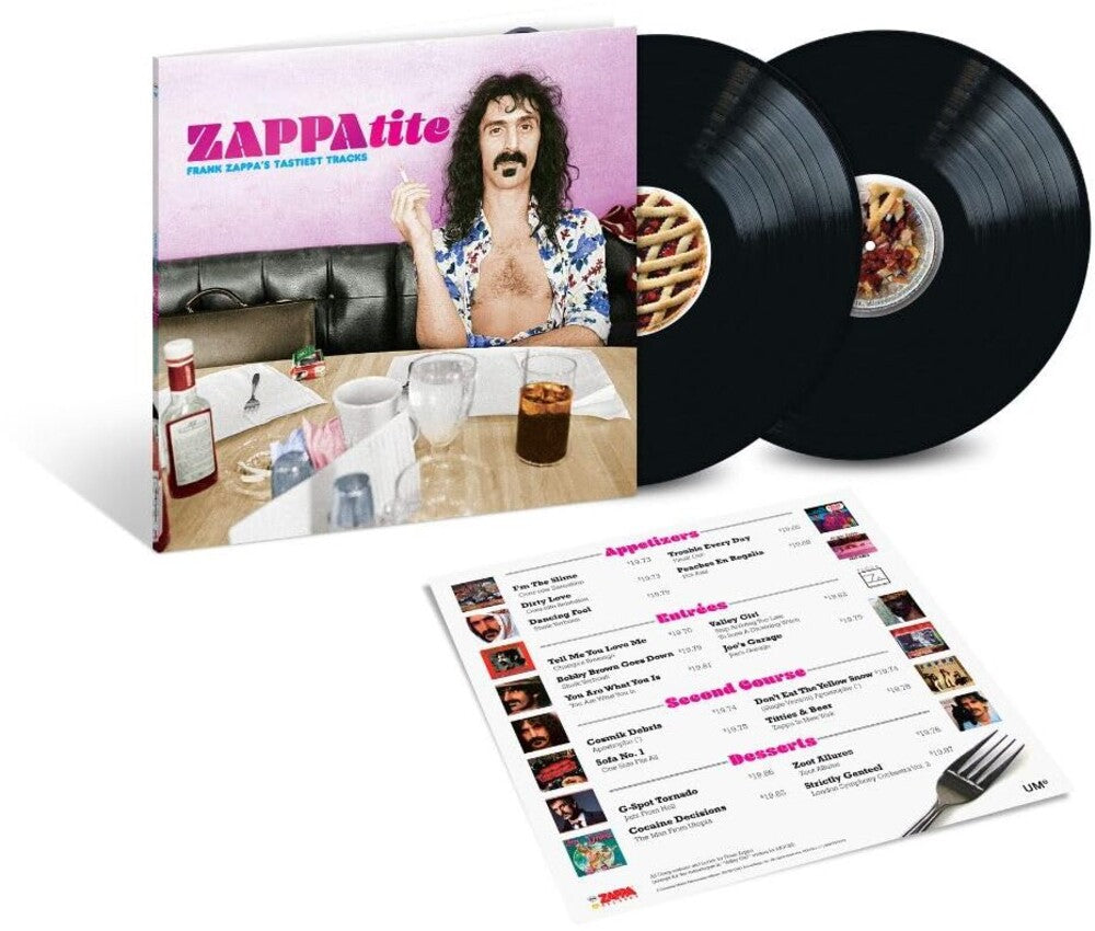 the album cover for Frank Zappa - Zappatite: Frank Zappa's Tastiest Tracks [2LP]
