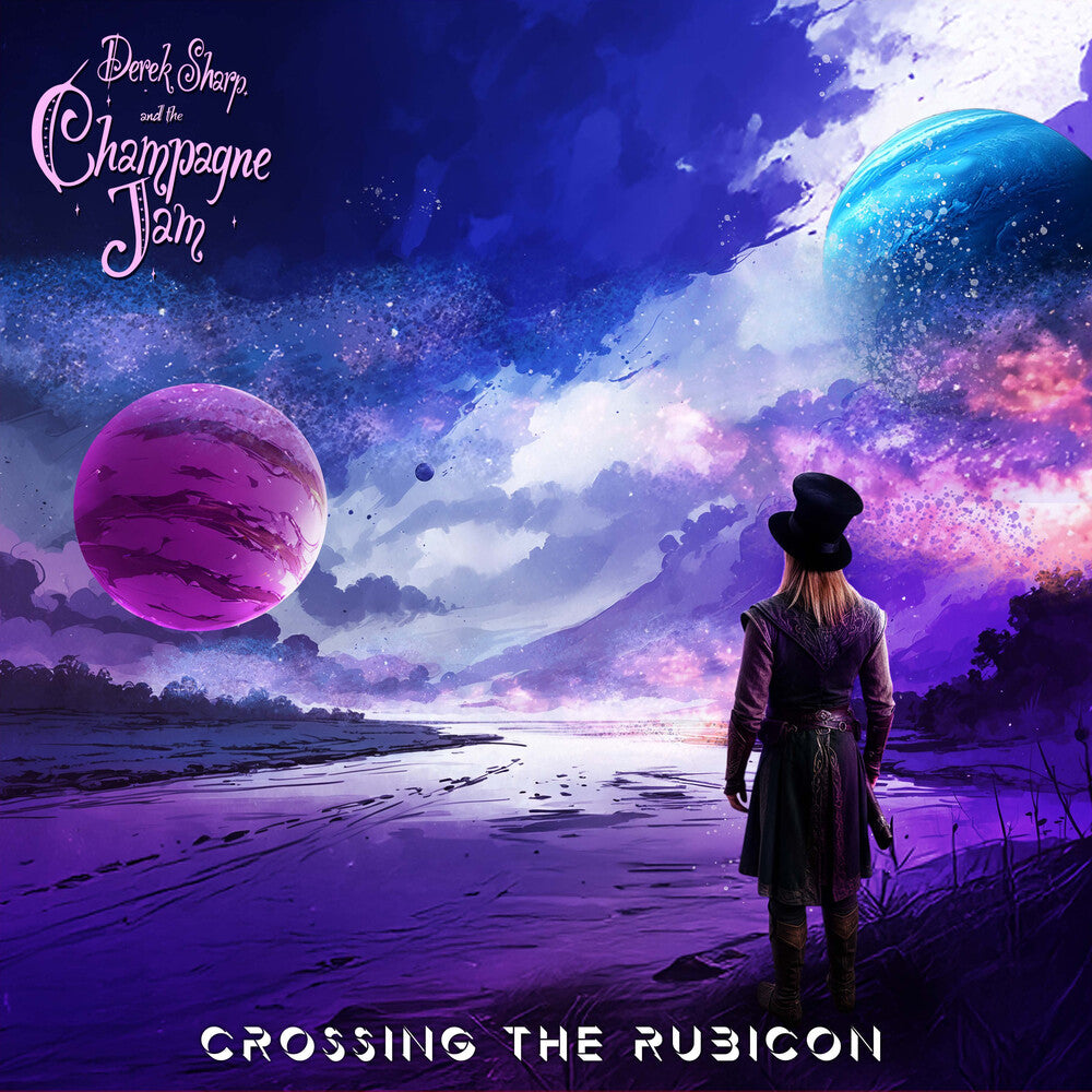 the album cover for Derek & the Champagne Jam Sharp - Crossing the Rubicon