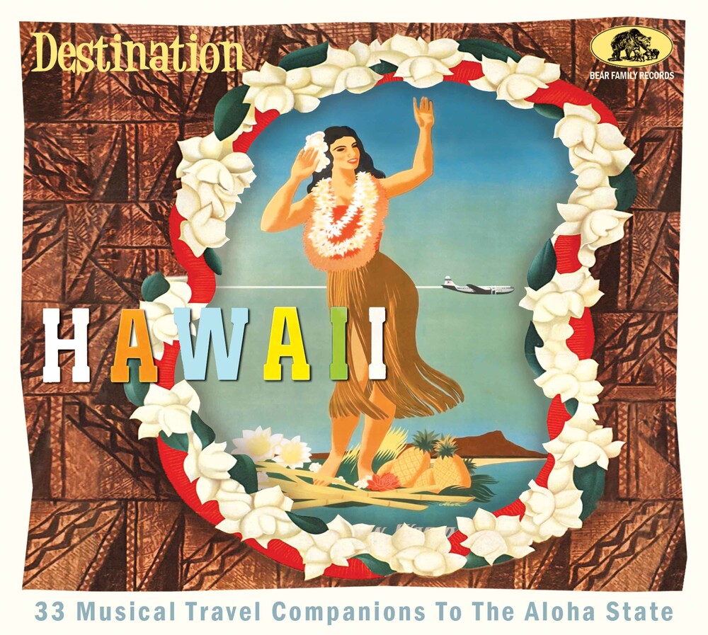 the album cover for Various Artists - Destination Hawaii: 33 Musical Travel Companions To the Aloha State