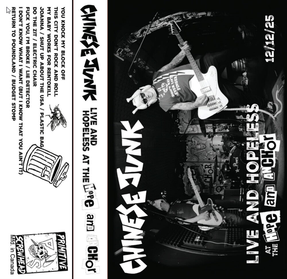 the album cover for Chinese Junk - Live & Hopeless at the Hope & Anchor