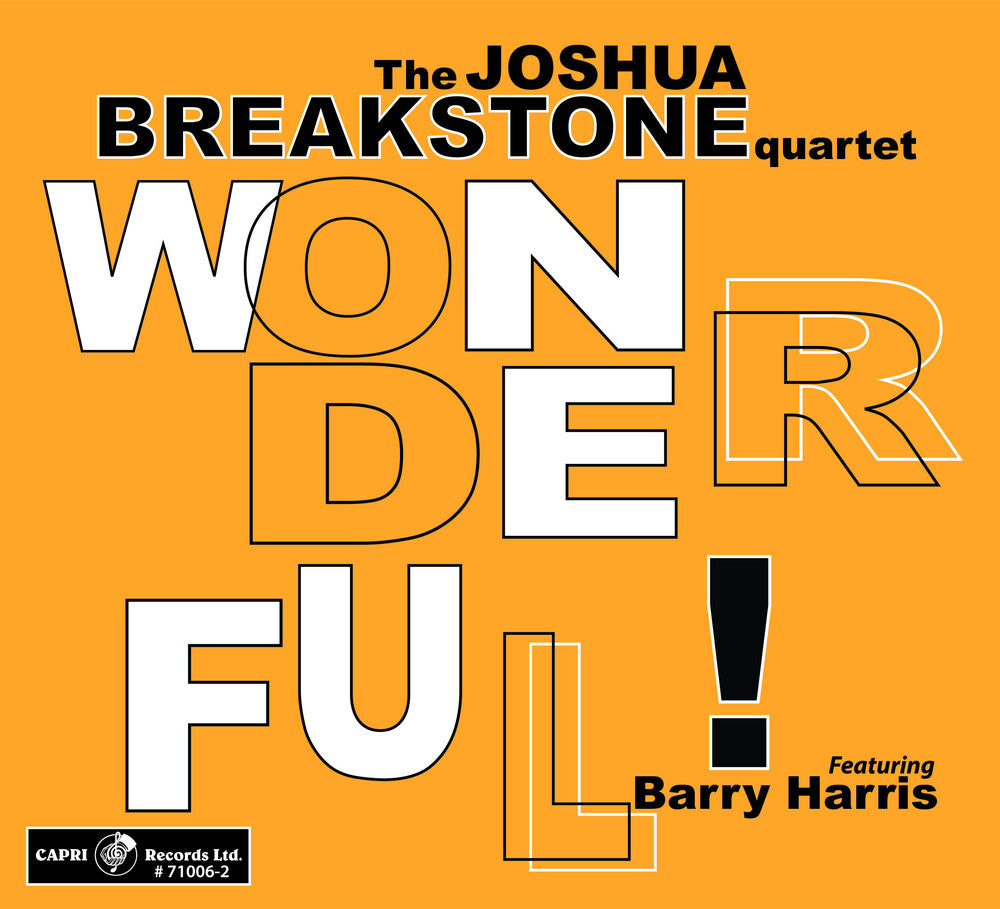 the album cover for Joshua & Barry Harris Breakstone - Wonderful!
